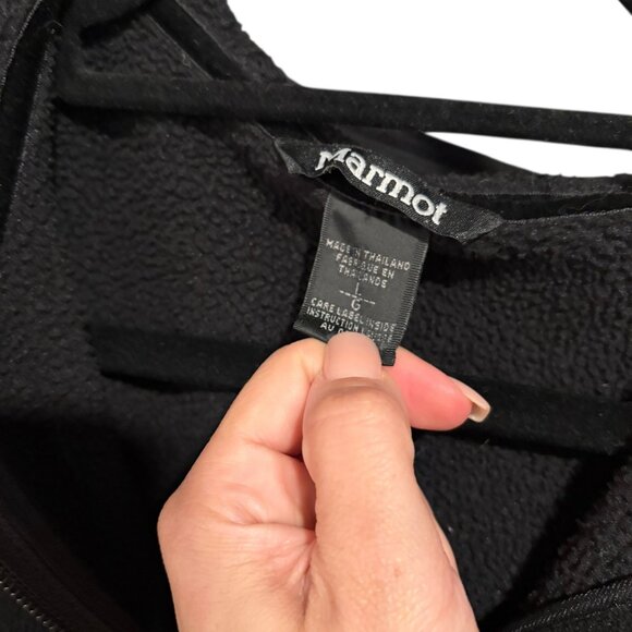 Marmot Embroidered Fleece Hoodie Jacket - Picture 5 of 6